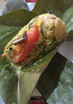 Foto resep Pepes Ikan Tempuyak (Fermentasi Daging Durian)