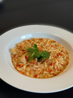 Una foto de Risotto de pollo 🤤🤤😋