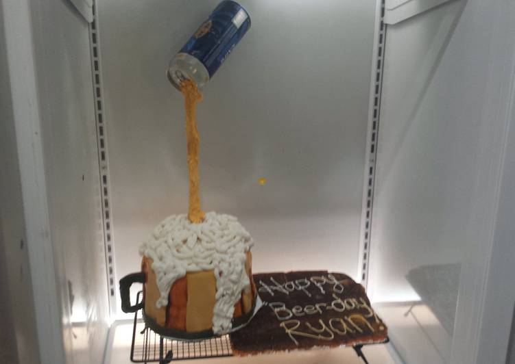 beer mug cake