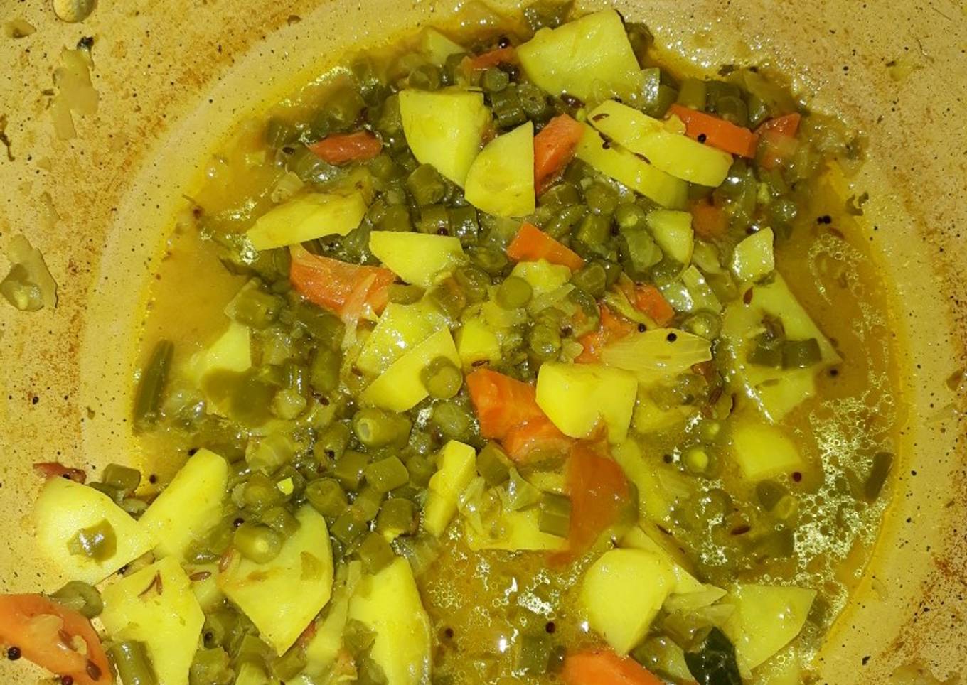 French beans sabji