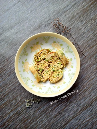 Langkah Gampang Menyiapkan Resep Korean Egg Roll Bahan Seadanya yang Lezat Anti Ribet, Menggugah Selera