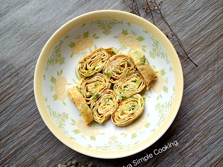 Langkah Gampang Menyiapkan Resep Korean Egg Roll Bahan Seadanya yang Lezat Anti Ribet, Menggugah Selera