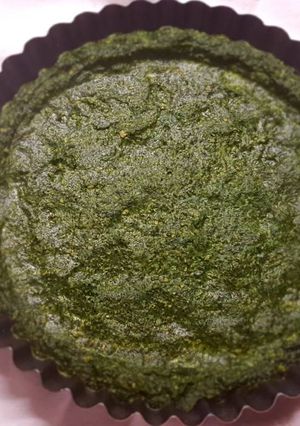 Una foto de Masa verde para tarta