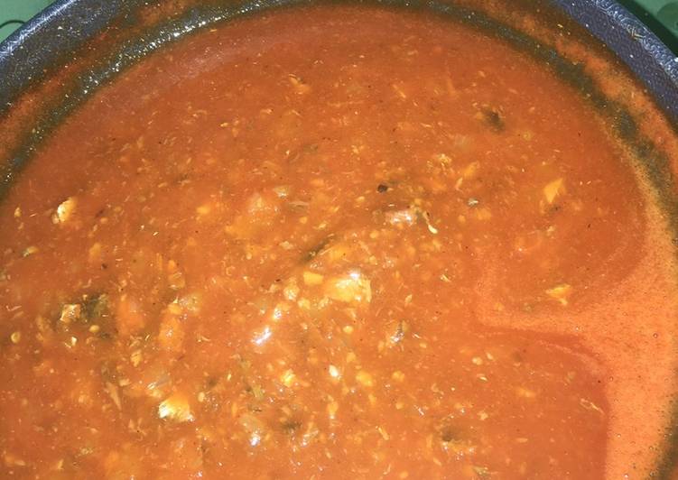 Bahan-bahan Saus pizza (sarden kaleng) yang enak Untuk Jualan