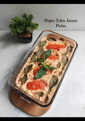 Foto resep Pepes Tahu Jamur Pedas