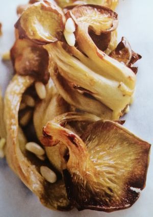 Une photo de Pleurotes rôtis au sirop d'érable