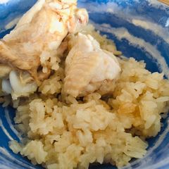 A picture of Drunken chicken rice 🍚.