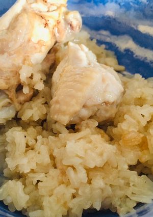 A picture of Drunken chicken rice 🍚.
