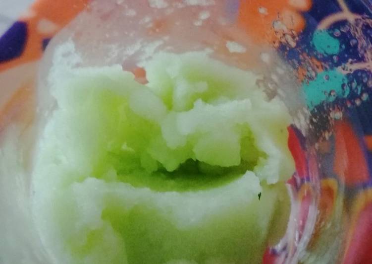 Nieve de limón con pepino 🍋🥒