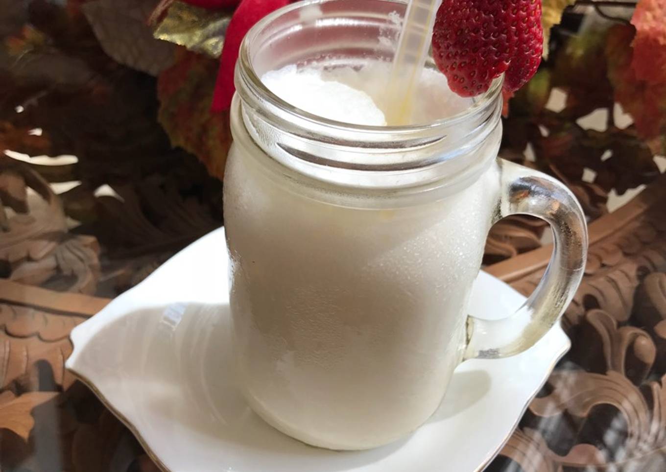 Sugarfree Lowcarb Vanilla Frappucino   #ketopad #pekanINSPIRASI