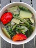 Sayur asem labu siam, kacang panjang, dan bayam 🥣✨