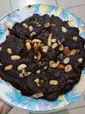 Brownie sin harinas ni azúcar y con cacao al microondas