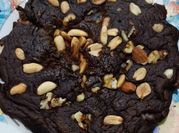Una foto de brownie con cocoa