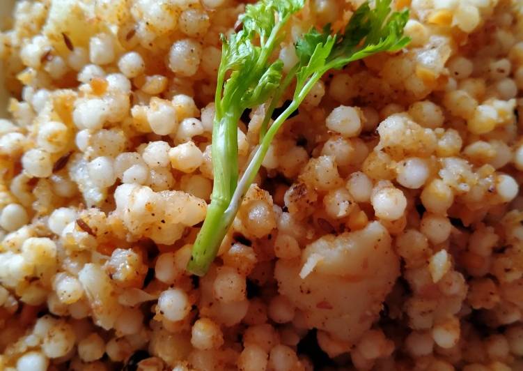 Maharashtrian style sabudana usad