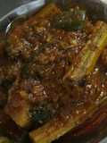Smoked baingan bhaji