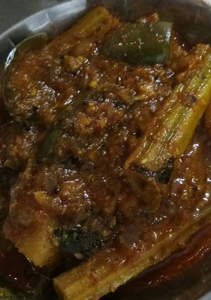 A picture of Smoked baingan bhaji.