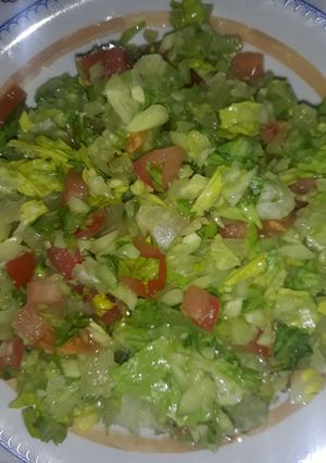 صورة لوصفة سلطة الرجيم 😋 هسه تطلع كله رجيم عمي اكلو واشبعو احسن من الرجيم 😂