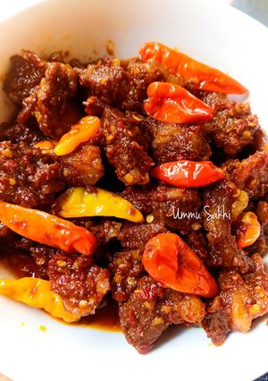 Foto resep Daging Mercon