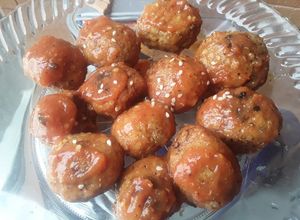 Una foto de Albóndigas de avena🌾con salsa de tomate🍅