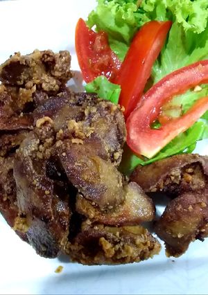 รูปของ ตับไก่ทอด