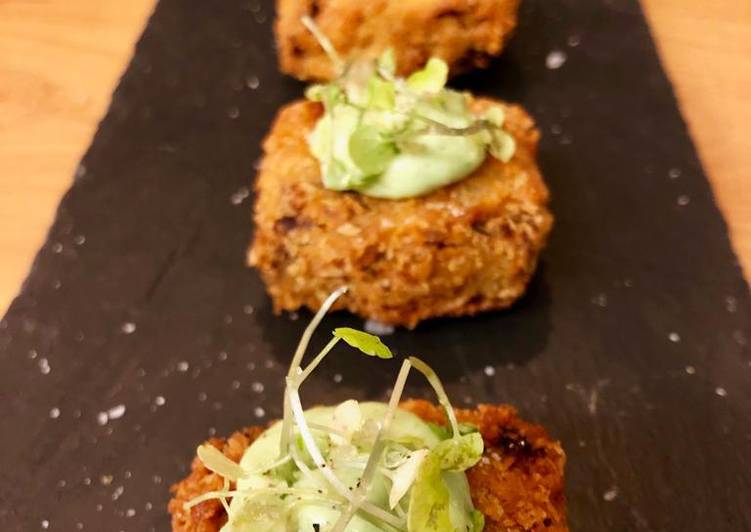 Croquete de rabada com emulsão de agrião - Tudogosreceitas