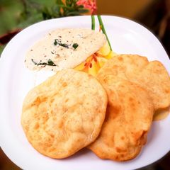 A picture of Mangalore buns/ South Indian buns.