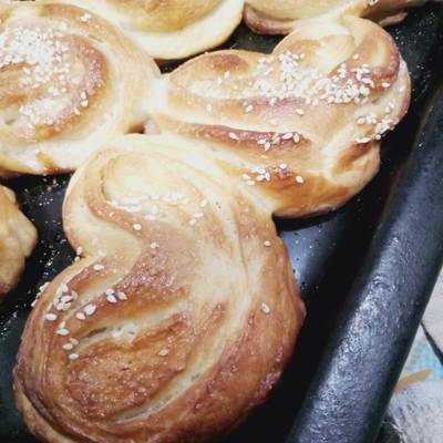 Плюшки с сахаром (Московская плюшка). Пышные, нежные, пористые, ну Оочень вкусные!