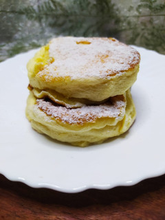 Una foto de Pancakes Japoneses 🇯🇵パンケーキ/ Panqueques Japoneses / Nube o Soufflé
