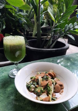 Foto resep Cah samhong bakso