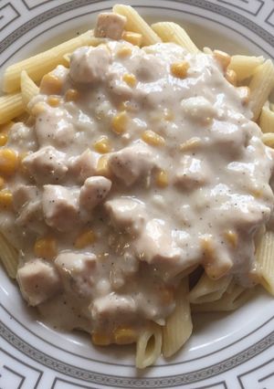 Tejszínes, kukoricás csirkemell recept fotója