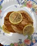 Hot cakes de limón