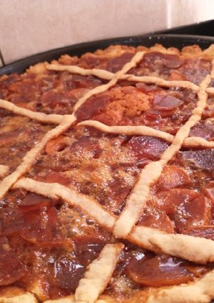 Una foto de Tarta fácil de manzana y caramelo