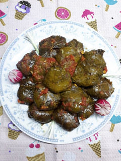 عکسی از دستور دلمه برگ مو