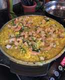 Risotto amarillo de camarones GB