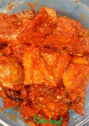 Foto resep Ikan asin kerapu pedass manis