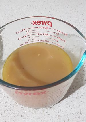 A picture of Vegetable stock.
