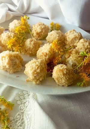 Foto di Tartufi mimosa allo zafferano