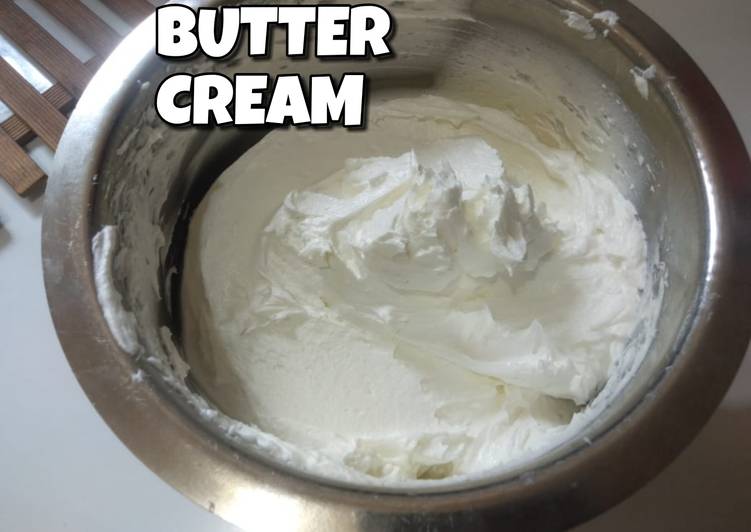 Butter cream kokoh dan lembut