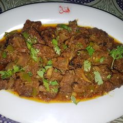 Beef BBQ with masala A picture of Beef BBQ with masala.