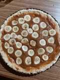 Torta de dulce de leche y banana