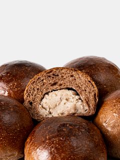 A picture of Condensed Milk Taro Filling (Cocoa Condensed Milk Buns).