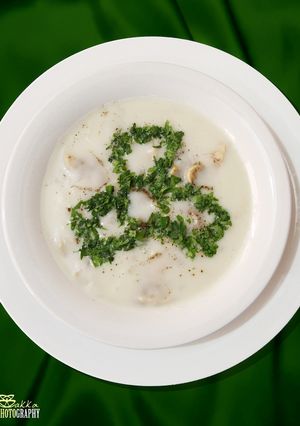 صورة لوصفة طريقة عمل شوربه الفطر