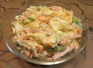 日式馬鈴薯沙拉(ポテトサラダ） 的食譜成品照片