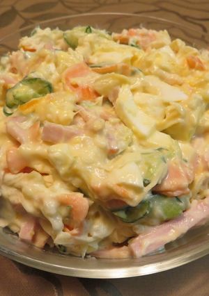日式馬鈴薯沙拉(ポテトサラダ） 的食譜成品照片