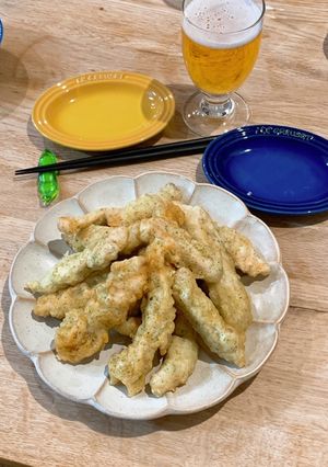 A picture of Crispy Chicken Tempura with One Chicken Breast.