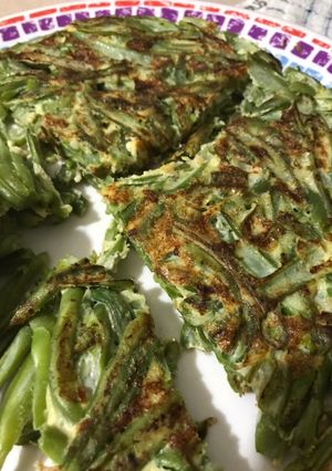 Una foto de Tortilla de Porotos Verdes