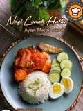 Nasi Lemak Halba & Ayam Masak Merah