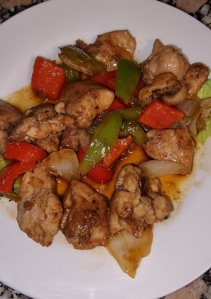 Una foto de Pollo estilo cantonés TM31