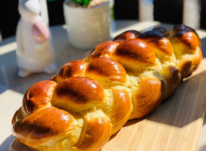 Húsvéti foszlós fonott kalács recept fotója