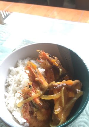 Foto resep Udang Krispi Saos Kare